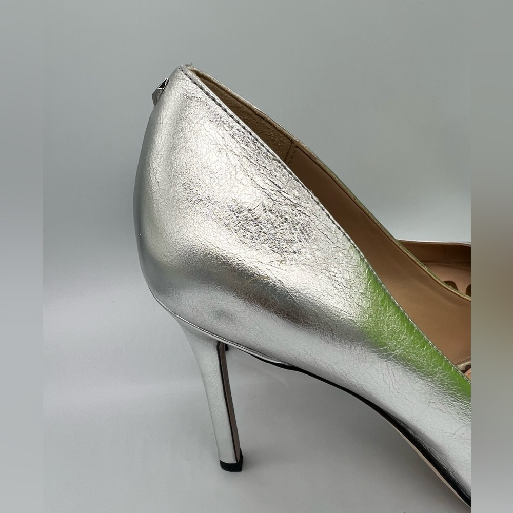 Sam Edelman Silver Pointed Toe Pumps - Picture 4 of 15